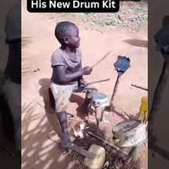WOW! His NEW DRUM Kit Went VIRAL 🔥🔥🔥🔥#shorts