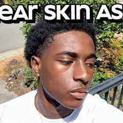 how to get clear skin for guys asap