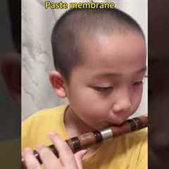 Tutorial Video For Very Beginner-Why need to paste membrane on dizi flute ? #diziflute #flute #dizi