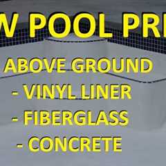New Swimming Pool Installation Costs