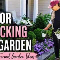 Color Blocking My Garden Beds 🌸| Elegant Formal Garden Design Ideas   4K