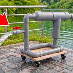 Never Buy a Water Pump Again! A 65-Year-Old Plumber Made His Own Water Pump Using PVC Pipes|Update 2