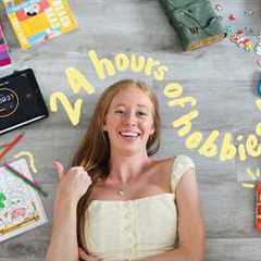 No Phone... ONLY Cozy Hobbies for 24 Hours! 😳📖✨🎨🧶