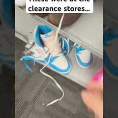 I went to clearance stores in rich neighborhoods…. #sneaker #shoes