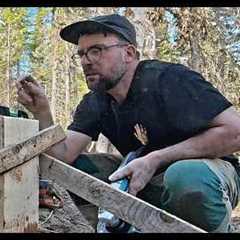 Cabin Build Alone On A Remote River | Would You?