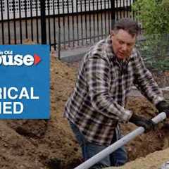 How to Run Electrical Power to a Shed | Ask This Old House