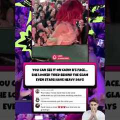 Sometimes the face says everything. #cardib #bardigang #barbz #nickiminaj #concert #music