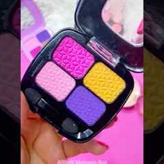 ASMR Makeup Set Satisfying with Unboxing & Review Pink Sounds Video Kit eyeshadow