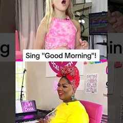 Little GIRL learns to IMPROVE SINGING in minutes w/Vocal Coach