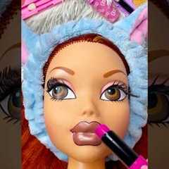 Makeup Transformation ASMR Makeup Things Mannequin Skincare Satisfying unboxing No talking pink lips