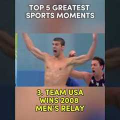 Top 5 Greatest Sports Moments of All Time 🙌🏻 #sports #sportstalk #worldseries #olympics #moments