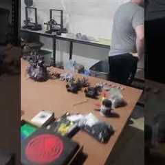 Men with hobbies 👩‍🍳💋 @spamslamwich1776 #warhammer40k  #dnd  #husband