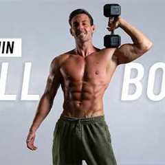 50 Min Full Body Dumbbell Workout at Home to Build Muscle