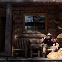 Off Grid Log Cabin Life: Roasting Beef Shank + Building My Maple Sugar Shack