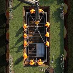 Building a LUXURY Underground Container House! 🤯 | Wait for the End!