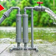 Never Buy a Water Pump Again! A 65-Year-Old Plumber Made His Own Water Pump Using PVC Pipes | Easy