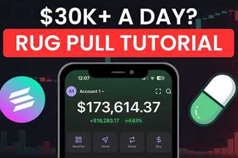 RUG PULL Tutorial: How To Launch A Meme Coin &amp; Make $30K+ A Day!