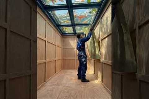 From Container to Hidden Luxury Room Underwater 🤯