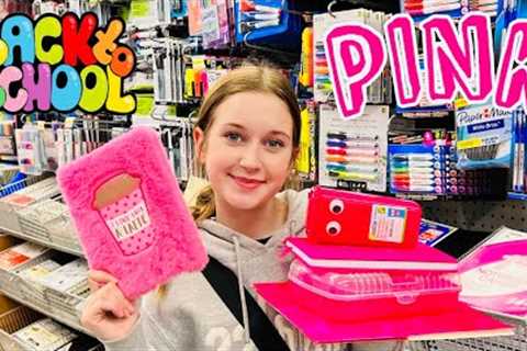 Just PINK Back to School Supplies! Sisters and Family