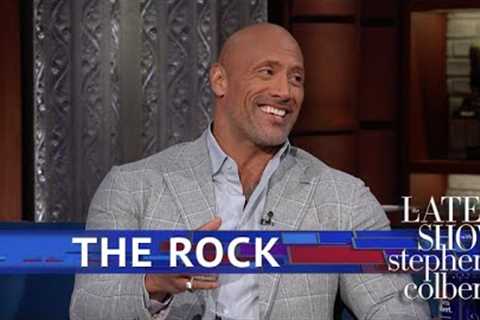 Dwayne Johnson And Stephen Drink Tequila, Compare Eyebrows