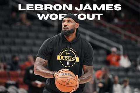 LeBron James Basketball Workout Raw Clips!
