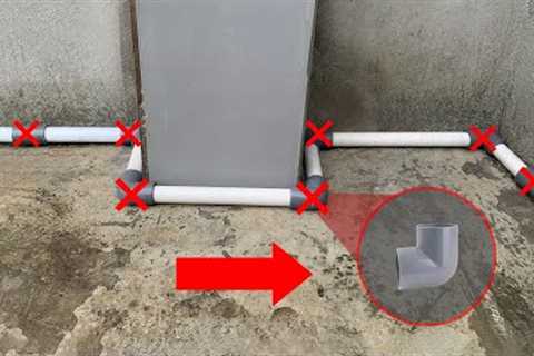 Big Mistake That New Plumbers Often Make! Secret Tip For Setup Pipes Close To The Wall |Easy to do