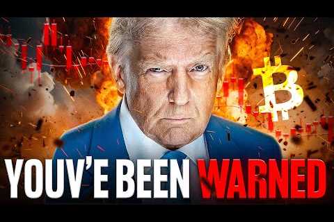 Bitcoin Dumps as Trump Talks WAR (Watch This)