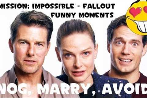Mission: Impossible - Fallout Cast Funny Moments (Tom Cruise, Rebecca Ferguson, Henry Cavill)