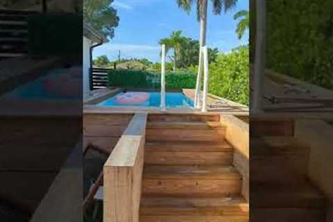 Modern Aboveground Pool Build