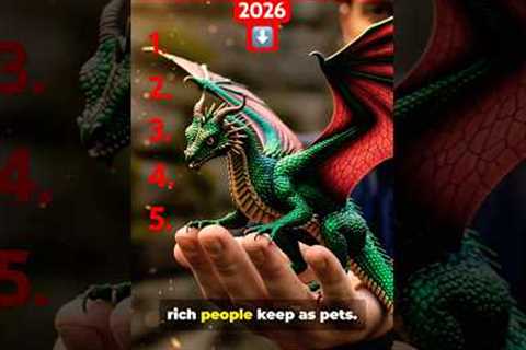 TOP 5 RAREST Exotic Pets Of 2026 #pets #animals