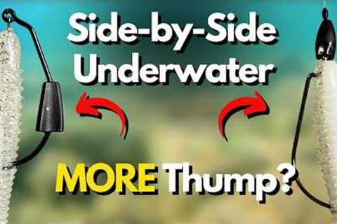 Which Swimbait Rigging Method Has More Action? (Underwater Look)