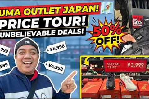 SHOCKING PRICES! 😱 PUMA Shoes for only ¥2,999?! | Japan Factory Outlet Tour