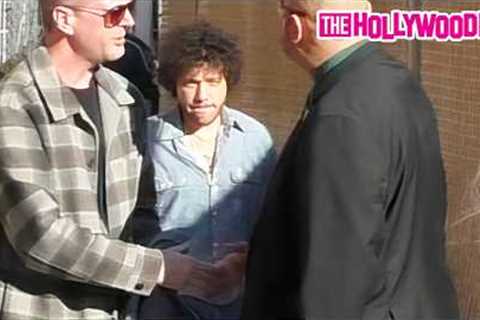 Selena Gomez's Husband Benny Blanco, Christina Applegate &amp; Taylor Tomlinson Arrive At Jimmy..