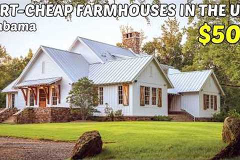 10 Dirt Cheap Farmhouses in Alabama with Land! 🏡 Hidden Real Estate Goldmines!