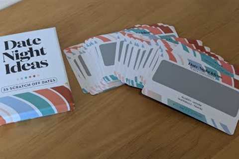 Fun surprise date ideas geared towards younger couples 35 Scratch Off Date Night Ideas, Couples Gift