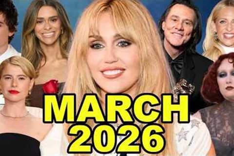 every pop culture moment in march 2026 🗓️🌹🎤