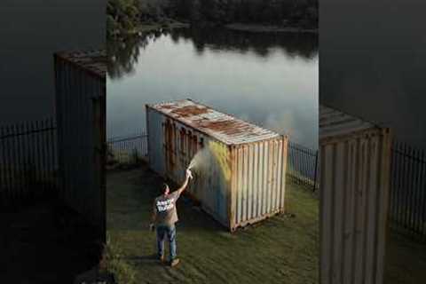 Building a Secret Luxury Room Under a Container! 📦✨🏠