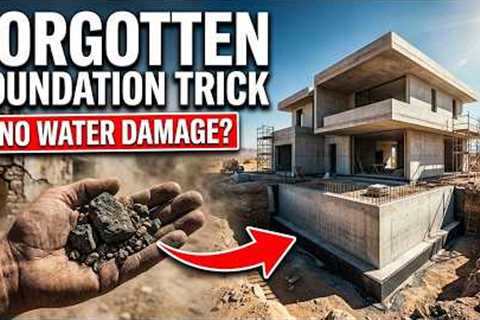 The Forgotten Foundation Trick That Stops Water Before It Starts. Why Most Builders Never Use It