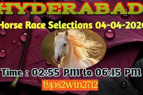 HYDERABAD 🐎 RACE 04-04-2026 | TIPS WITH ANALYSIS | FREE HORSE RACE TIPS | #hyderabadracetips
