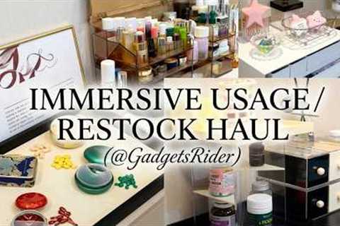 Ultimate Cosmetic Restock Transformation | Aesthetic Makeup Organization &amp; Skincare Refill ASMR