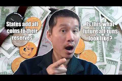 Bitcoin Price Watch! States add Alt Coins to their Reserves! Is this what future Alt Coin runs are?