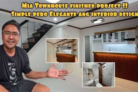 SIMPLE PERO ELEGANTE ANG INTERIOR DESIGN + 36SQM MIA TOWNHOUSE FINISHED PROJECT