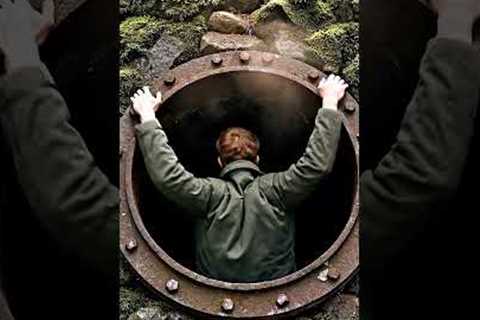 A container becomes a beautiful underground bedroom. 😱