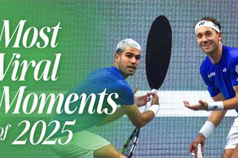 Most VIRAL moments from the 2025 tennis season 😂👀