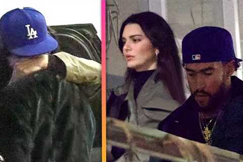 Kendall Jenner and Bad Bunny KISS and HUG After Sushi Date