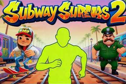 SUBWAY SURFERS RUN 2 🛹 4K HIGH QUALITY Immersive Interactive Warm Up | Viral Game Workout