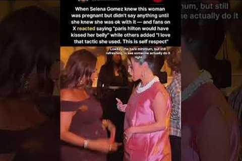 selena gomez’s secret pregnancy respect has the internet in actual tears 🤫💖 #selenagomez