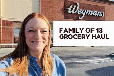 FAMILY OF 13 GROCERY HAUL