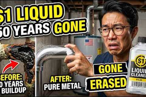 $1 Liquid KILLS ALL Clogged Pipes. PERMANENTLY. No Plumber. No Snake. BURIED Since 1943