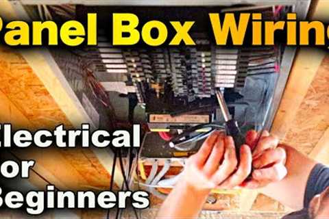 How To Wire A Main Electrical Panel - Start To Finish! NEATLY And VERY DETAILED